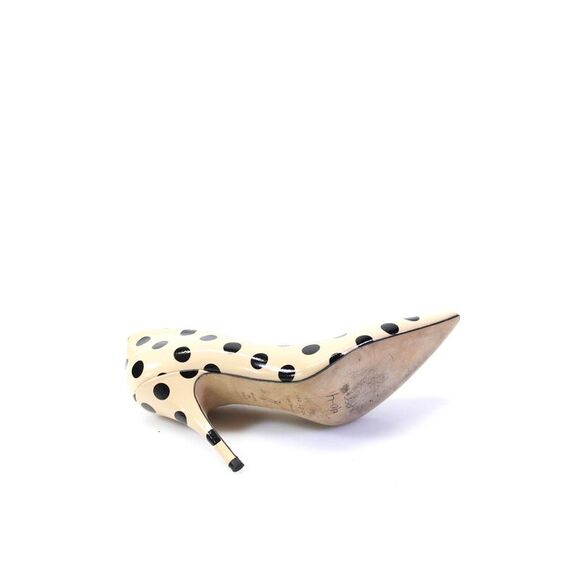Kate Spade New York Womens Polka Dot Pointed Toe Pumps Beige Black Size 7 B - Picture 4 of 5